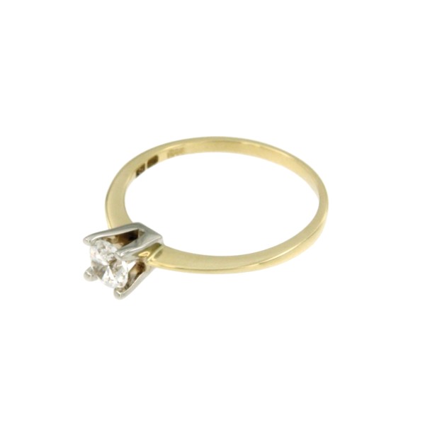 210-254019804-solitairring-14-karaat-bicolor-goud-zirkonia