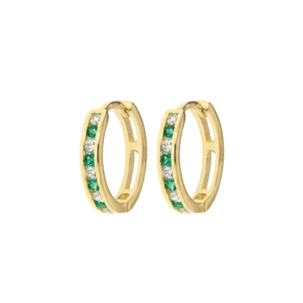 Klapcreool-zirkonia-wit-groen