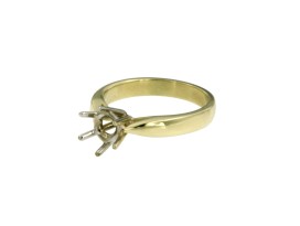257100100-solitairring-14-karaat-bicolor-goud-vooraanzicht