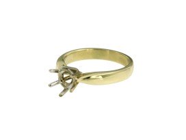 257100100-solitairring-14-karaat-bicolor-goud-vooraanzicht