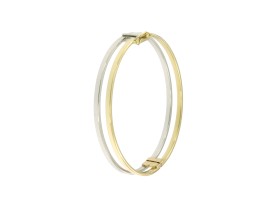 slavenarmband-open-breed-bicolor-geel-wit 