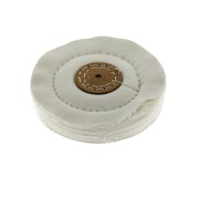 Lappenschijf met leren kern 125 mm