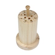 Houten houder voor zaagjes, draaibaar