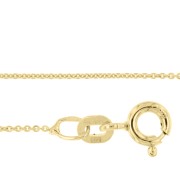 Anker collier geslepen 42-45 cm geelgoud 0,70 mm