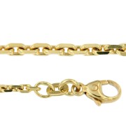 Anker colliers geslepen 50 cm geelgoud 1,30 - 2,50 mm