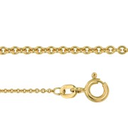 Anker colliers ongeslepen 45 cm geelgoud 0,70 - 1,50 mm