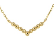 Symbol Chain '23' 'V' Pareldraad 42-45 cm